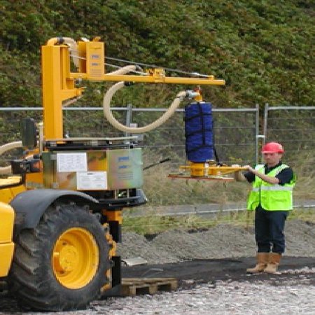 Kerbing Machine In Action