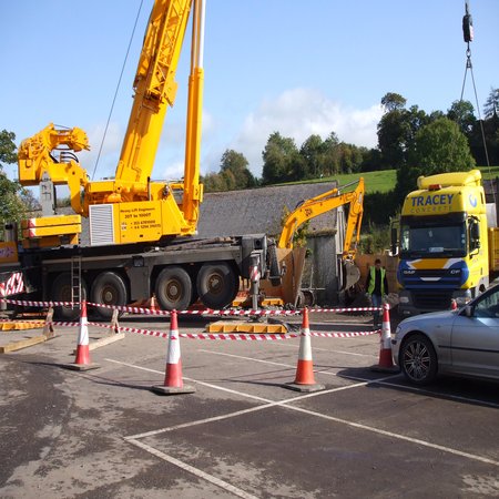 Crane Working On N54