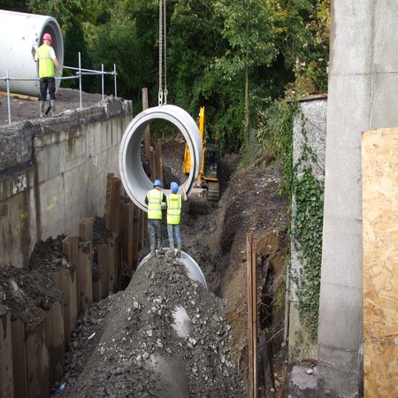 Laying Of Drainage